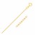 Faceted Cable Link Chain in 14k Yellow Gold (1.2 mm)