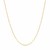 Faceted Cable Link Chain in 14k Yellow Gold (1.2 mm)
