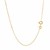 Faceted Cable Link Chain in 14k Yellow Gold (1.2 mm)