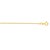 Faceted Cable Link Chain in 14k Yellow Gold (1.2 mm)