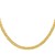 14K Yellow Gold Petite Faceted Cuban Link Chain Necklace (4.50 mm)
