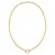 14K Yellow Gold Push Lock Charm Necklace (4.20 mm)