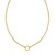 14K Yellow Gold Push Lock Charm Necklace (4.20 mm)