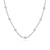 CZ By the Yard Long Links in 14k White Gold