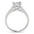 14k White Gold Princess Cut Split Shank Diamond Engagement Ring (1 1/8 cttw)