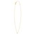 14K Yellow Gold Mini Diamond K Initial Pendant Necklace
