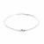 Sterling Silver Cross Bracelet with Cubic Zirconias