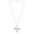 Sterling Silver Rhodium Plated Sea Life Charm Necklace
