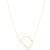 14K Yellow Gold Yours Truly Large Initial D Necklace