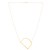 14K Yellow Gold Yours Truly Large Initial D Necklace