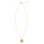 14K Yellow Gold North Star Hexagon Necklace