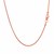 Diamond Cut Round Wheat Chain in 14k Rose Gold (1.20 mm)