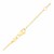 Entwined Arrow and Heart Charm Necklace in 14k Two-Tone Gold