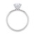 3 Carat Radiant Lab Grown IGI G/VS1 Diamond Solitaire Ring in 10K White Gold