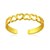 Heart Cut Out Toe Ring in 14k Yellow Gold