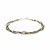 Braided Multi Color Snake Chain Bracelet in Sterling Silver