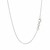 Sterling Silver 24 inch Necklace with Polished Heart Dangles