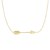 Arrow Design Chain Necklace in 14k Yellow Gold