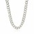 Sterling Silver Rhodium Plated Curb Chain (8.40 mm)
