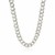 Sterling Silver Rhodium Plated Curb Chain (8.40 mm)