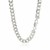 Sterling Silver Rhodium Plated Curb Chain (8.40 mm)