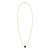 14K Yellow Gold Garnet Heart Necklace (1.50 mm)