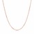 Diamond Cut Cable Link Chain in 14k Rose Gold (1.10 mm)