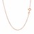 Diamond Cut Cable Link Chain in 14k Rose Gold (1.10 mm)