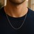 Diamond Cut Cable Link Chain in 14k Rose Gold (1.1 mm)