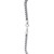 Sterling Silver Gunmetal Finish Franco Link Chain (4.60 mm)