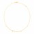 14k Two Tone Gold Love Necklace