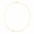 14k Two Tone Gold Love Necklace