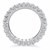 Classic Common Prong Round Diamond Eternity Ring in 14k White Gold