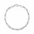 14K White Gold Bold Paperclip Chain Bracelet (4.20 mm)