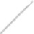 Sterling Silver Rhodium Plated Puffed Mariner Chain (9.20 mm)