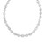 Sterling Silver Rhodium Plated Puffed Mariner Chain (9.20 mm)