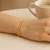 Dual Row Rope Bracelet in 14k Yellow Gold  (4.80 mm)