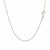 Diamond Cut Round Wheat Chain in 14k White Gold (0.60 mm)