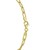 Sterling Silver Yellow Gold Plated Round Link Paperclip Chain (5.20 mm)