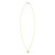 14K Yellow Gold Puffed Mini Heart Pendant Necklace