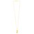 14K Yellow Gold Helium Initial Z Pendant