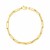 14K Yellow Gold Bold Paperclip Chain Bracelet (4.20 mm)