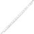 Sterling Silver Rhodium Plated Italian Oval Link Chain (8.70 mm)