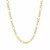 Lite Figaro Chain in 10k Yellow Gold (3.70 mm)