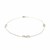 Sterling Silver Anklet with Infinity Symbols