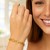 14k Yellow Gold Infinity Link Bracelet (8.00 mm)