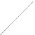 Sterling Silver Rhodium Plated Moon Cut Oval Bead Chain (3.00 mm)
