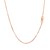 Classic Box Chain in 14k Rose Gold (0.73 mm)