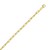 Sterling Silver Yellow Gold Plated Round Link Paperclip Chain (4.10 mm)