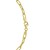 Sterling Silver Yellow Gold Plated Round Link Paperclip Chain (4.10 mm)